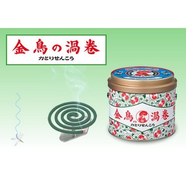 KINCHO》 金鳥の渦巻 大型 12時間用 40巻 (缶) (蚊取り線香