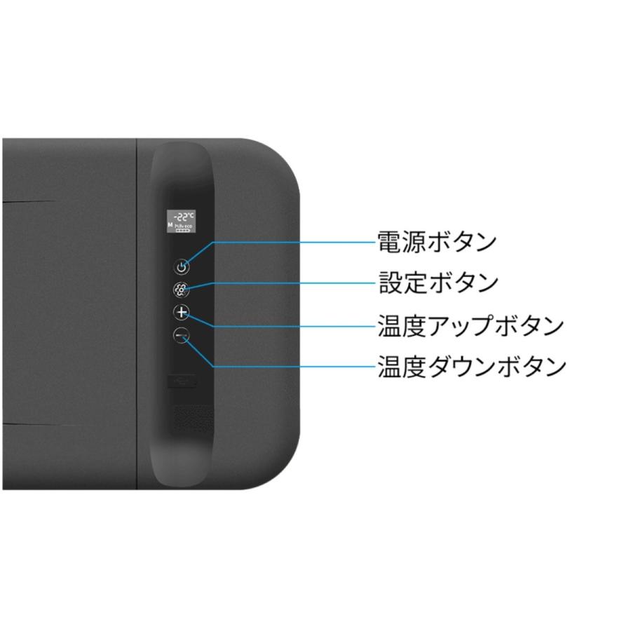 ポータブル 冷凍庫 車載冷蔵庫 22L Bタイプ -22℃〜10℃ USB給電
