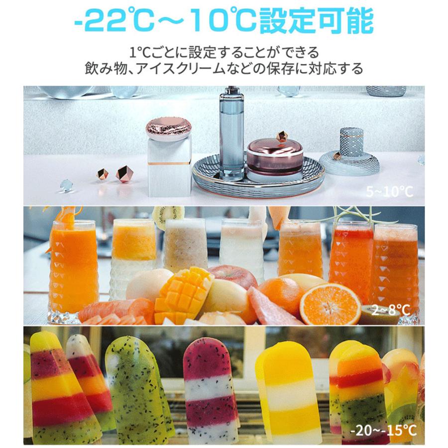 ポータブル 冷凍庫 車載冷蔵庫 22L Bタイプ -22℃〜10℃ USB給電