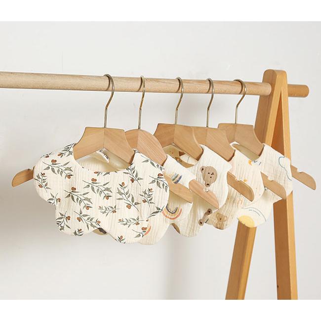 ガーゼ スタイ 【えらべる2枚セット】6重 綿100％ コットン