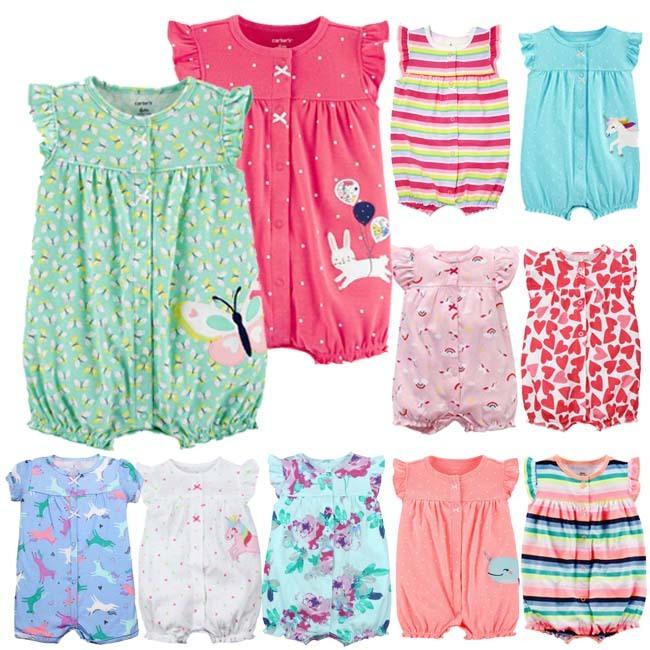 送料無料 訳あり カーターズ Carter S 半袖 ロンパース 夏服 カバーオール ベビー服 女の子 6m 9m 12m 18m かわいい 新生児 乳幼児 Acefad B Ca059 エースファド 通販 Yahoo ショッピング