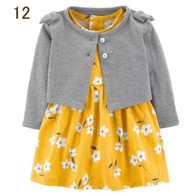 カーターズ Carter's カーディガン 半袖 ロンパース ワンピース 2点セット ベビー服 女の子 19デザイン 6m 9m 12m 18m 24m メール便可 かわいい おしゃれ 秋｜acefad｜13