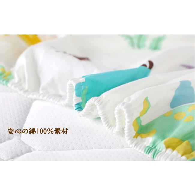 布団カバー 子供 お昼寝敷き 120×70cm用 ベビー 布団 シーツ 綿100％ 保育園 幼稚園 昼寝ふとんカバー マットレスカバー ボックスシーツ ゴム式 爆買 |  | 03