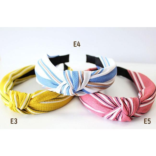 対象商品2点以上で送料無料 カチューシャ ヘアバンド クロス 柄 リボン  