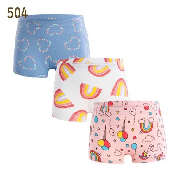 子供 パンツ 3枚セット 綿100％  キッズ 女の子 ボクサー ブリーフ ショーツ 下着 肌着 100cm 110cm 120cm 130cm  140cm 150cm 総柄 acefad ショーツ爆買 |  | 04