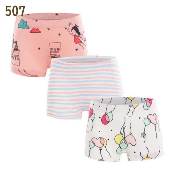 子供 パンツ 3枚セット 綿100％  キッズ 女の子 ボクサー ブリーフ ショーツ 下着 肌着 100cm 110cm 120cm 130cm  140cm 150cm 総柄 acefad ショーツ爆買 |  | 07