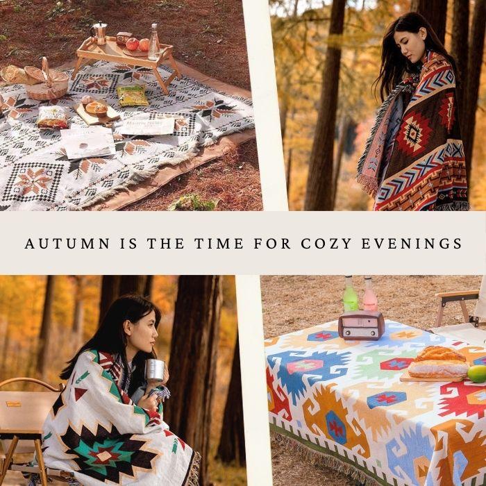 ブランケット 大判 キャンプ 用品 マルチカバー 北欧 デザイン レジャーシート マット テーブルクロス アウトドア ソファ ソファー 椅子 ベッド カバー おしゃれ |  | 15