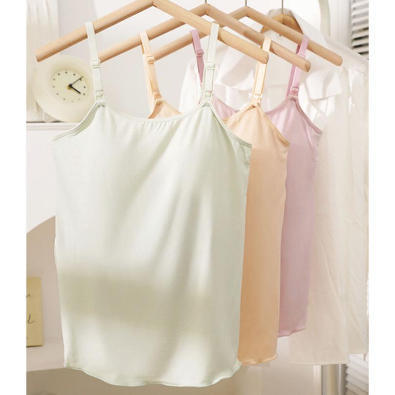 授乳キャミソール 授乳キャミ ブラ キャミソール マタニティ ブラトップ 授乳ブラ 授乳用ブラジャー タンクトップ カップ付  M L XL 爆買 |  | 07