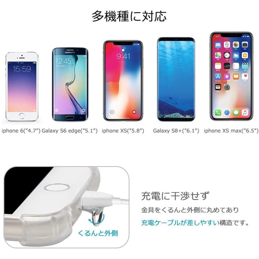 スマホ ストラップ パッチ 2枚セット 黒 グレー 半透明 白 ケース カバー タグ シール  携帯 アクセサリー 爆買 |  | 05