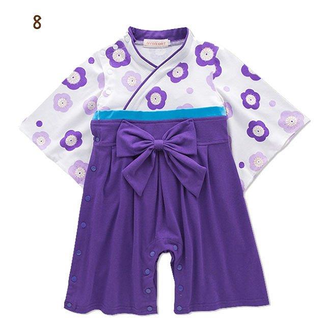 袴 ロンパース ひなまつり カバーオール 袴風 ベビー 子供服 ベビー服