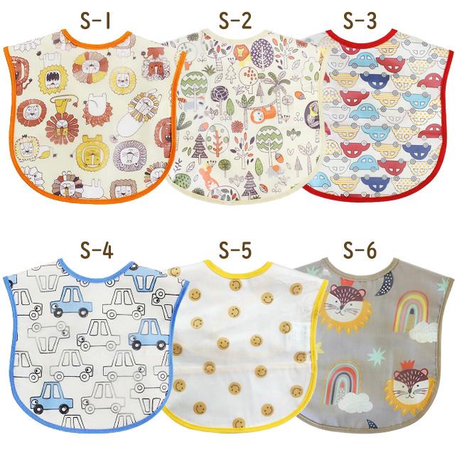 お食事 エプロン 対象商品3枚以上で送料無料 マジックテープ 名前タグ付き 防水 スタイ ポケット付き ベビー キッズ 保育園 入園グッズ 赤ちゃん 爆買 |  | 23