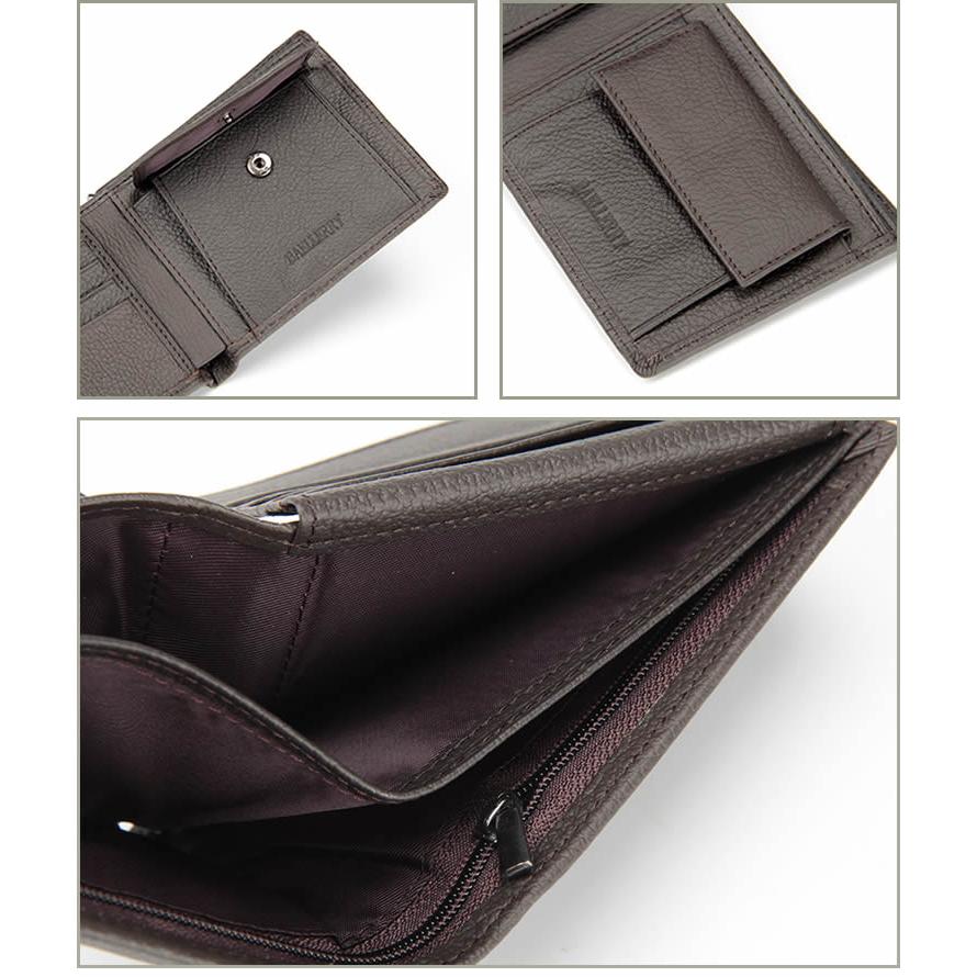 Baellerry 本革 二つ折り財布 プレゼント ギフト サイフ さいふ 革 皮 メンズ 男性 レザー 小銭入れ レザー レトロ調 革財布 父の日 メンズウォレット 母の日 記 |  | 09