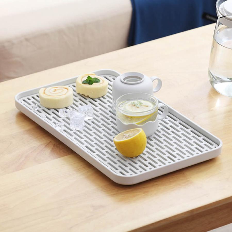 送料無料 水切りトレー 水切りラック 水切りマット 水切りプレート 排水トレイ 食器皿の水切り台 排水トレイ キッチン 流れ所 コップ 茶器シンク周り |  | 02
