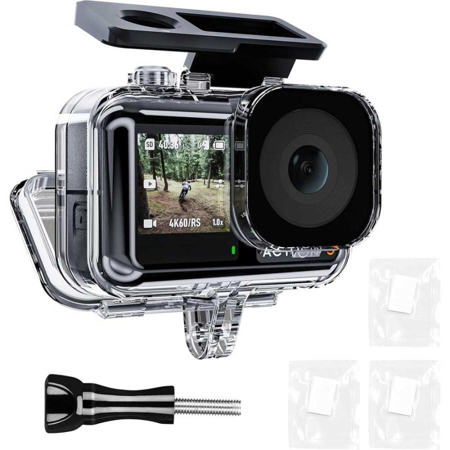 DJI Osmo Action4/Osmo Action3 防水ケース 水中撮影 防水ハウジングケース ダイブハウジング 水深ダイビング 防水防塵保護ハウジング ダイビング保護 |  | 04