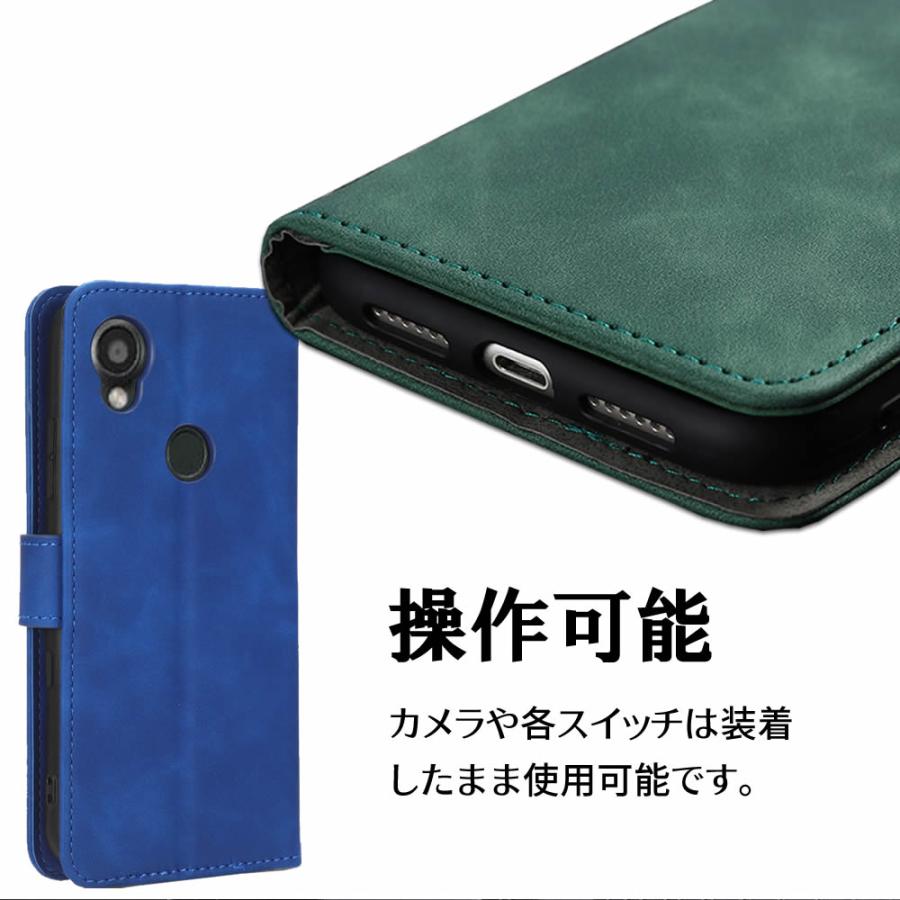 DIGNO SX3 KYG02 ケース スマートフォンケース 手帳型ケース ストラップ付 二つ折りケース カバー マグネット 定期入れ ポケット シンプル スマホ｜acefast｜10