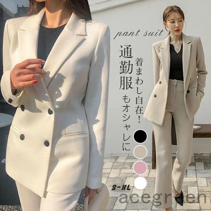 卒業式 スーツ レディース 洗える パンツスーツ ビジネススーツ レディーススーツ セットアップ レディース 2点セット フォーマル 通勤 女性 おしゃれ Ace323 de3 Acegreen 通販 Yahoo ショッピング