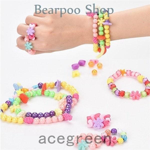 激安本物 ビーズ ビーズセット かわいい 子供玩具 知育玩具 女の子 アクセサリーセット 手作り 手芸用品 ジュエリーセット Diy用品 ビーズ手芸 知育玩具 カラー 写真色 Straightuplondon Com