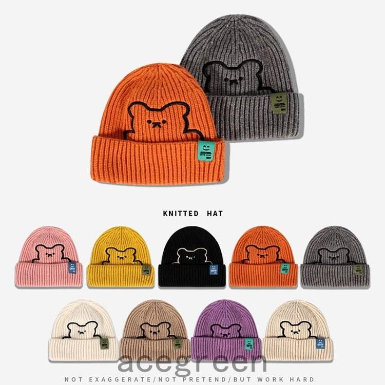 帽子 ニット帽 毛糸 カジュアル レディース メンズ メンズライク 暖かい フィット 防寒 保温 小顔効果