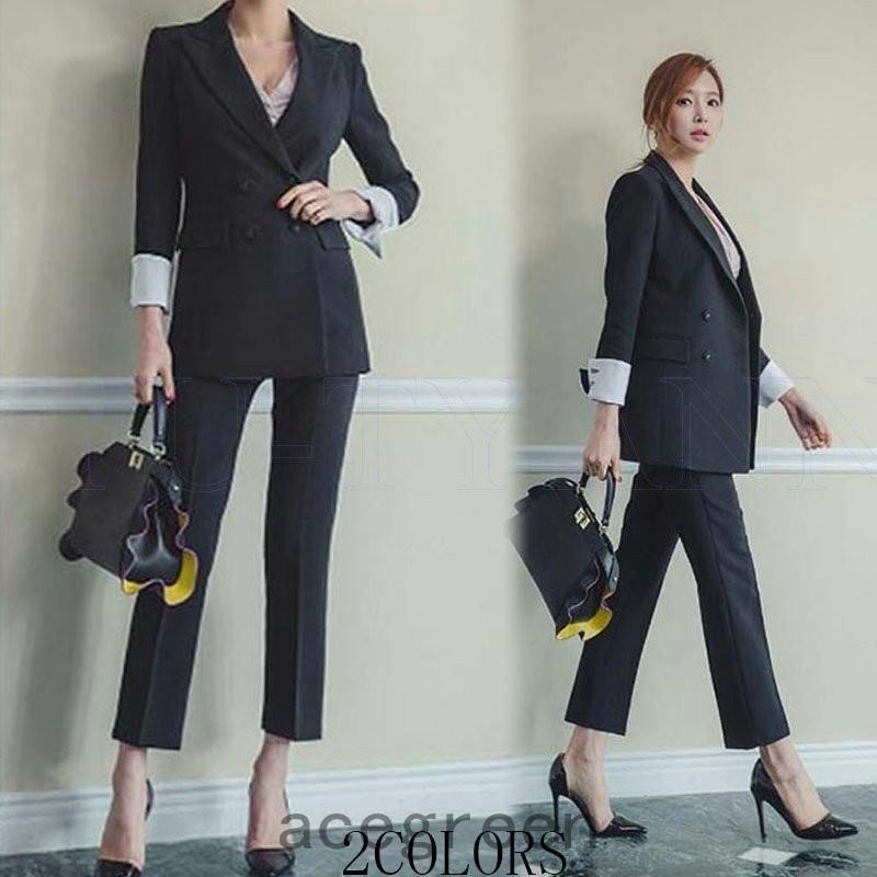 パンツスーツ レディース おしゃれ 入学式 卒業式 ママスーツ 大人 きれいめ 可愛い スーツ 秋春カジュアル ファッション フォー18新作 Ace39 10 Acegreen 通販 Yahoo ショッピング