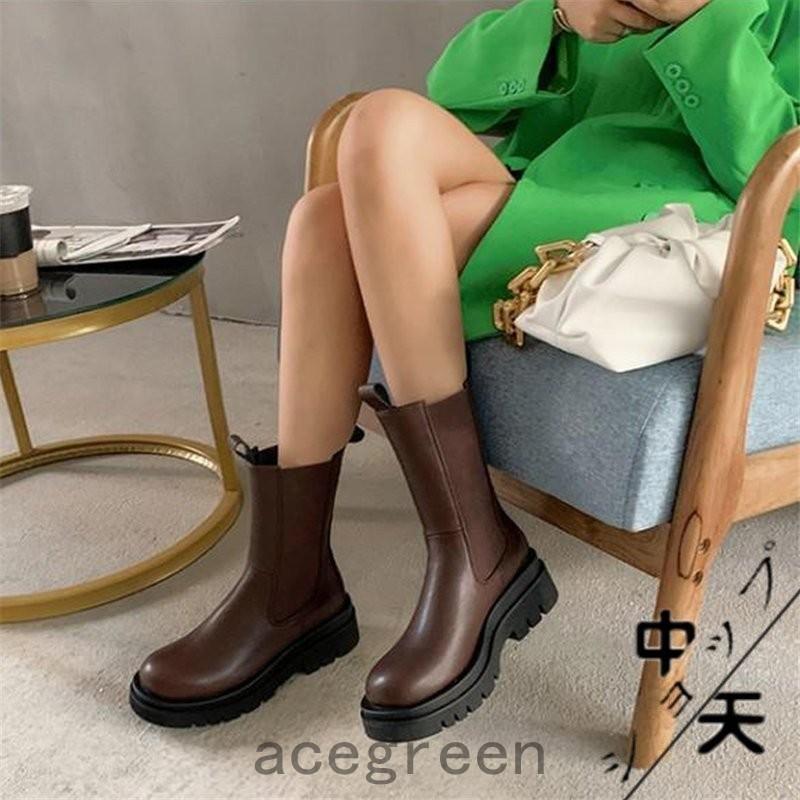 El mar(エルマール)newサイドゴアミドルブーツ 大量入荷 レディース