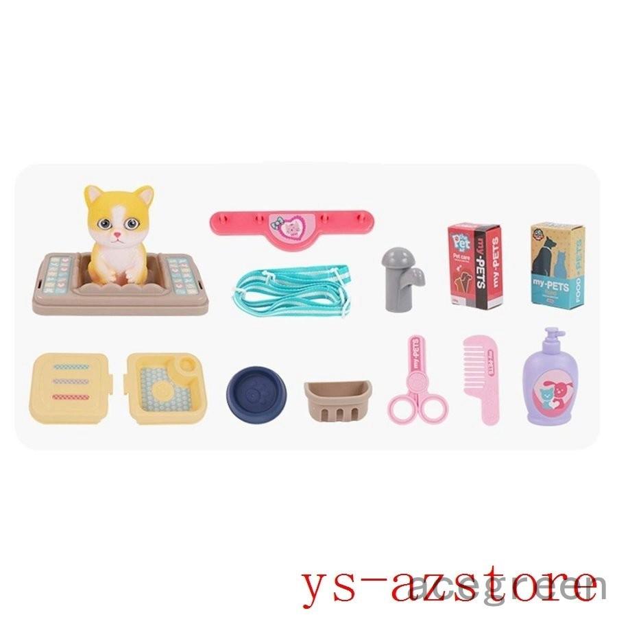 海外出荷 ペットケアセット 猫 ネコ 犬 いぬ お世話 おもちゃ おままごと ごっご遊び おでかけ お片付け 女の子 おもちゃ 人気 ごっこあそびセット 人気が高い
