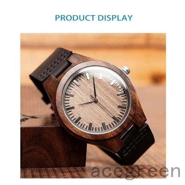 店長おすすめ 半額セール腕時計 トップブランド 木製 クォーツ時計 クォーツ 木の温もり 木 ウォッチ 天然木 メンズ レディース ギフト プレゼント Ace46 Acegreen 通販 Yahoo ショッピング