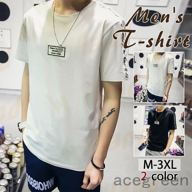 半袖tシャツ カジュアルtシャツ メンズtシャツ Tシャツ メンズ アメカジtシャツ おもしろ ファッション 夏 夏服 Ace46 Acegreen 通販 Yahoo ショッピング