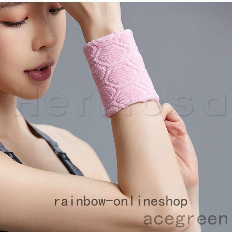 新品 送料無料 リストバンド レディース メンズ リストウォーマー タオル生地 スポーツ 厚手 手首 ショート きれいめ 男女兼用 汗止め 片側のみ おしゃれ 1個