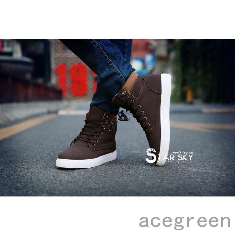 直営店に限定 ブーツ メンズ スニーカー 靴 シューズ ハイカット 防寒ファッション メンズ ハイカット スニーカー スウェード 防寒 シューズ 靴 Puレザー スノー 雪 防寒 あたたかい靴 ブーツ シューズ 大人 メンズファッション Www Threeriversofs Com