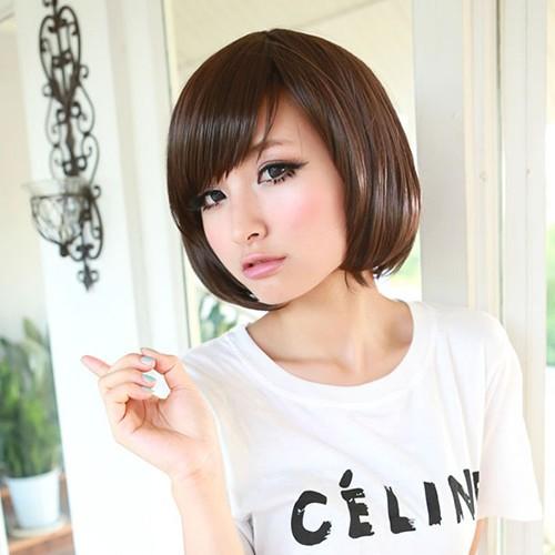 ウィッグ|ウイッグ|フルウィッグ|ショート|フロントレースウィッグ ナチュラルショートボブ [宅送]|送料無料| |  | 01