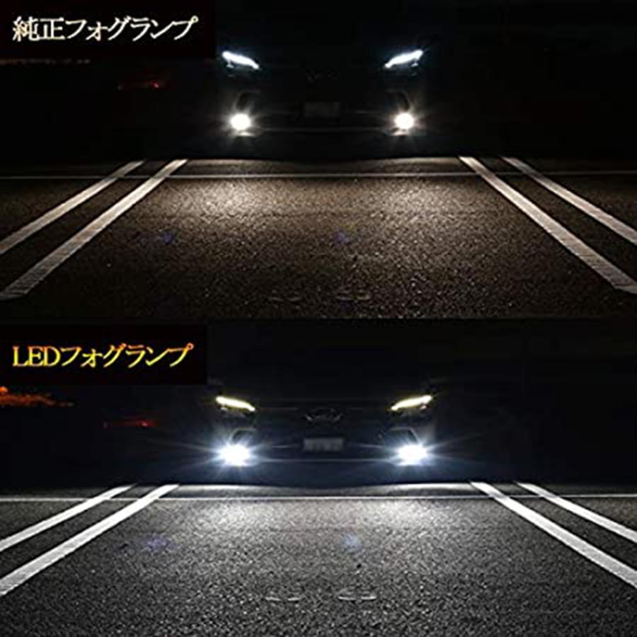 パジェロ H14.9-H16.11 V6・7#系 フォグランプ LED 12000lm HB4 9006｜acek｜05