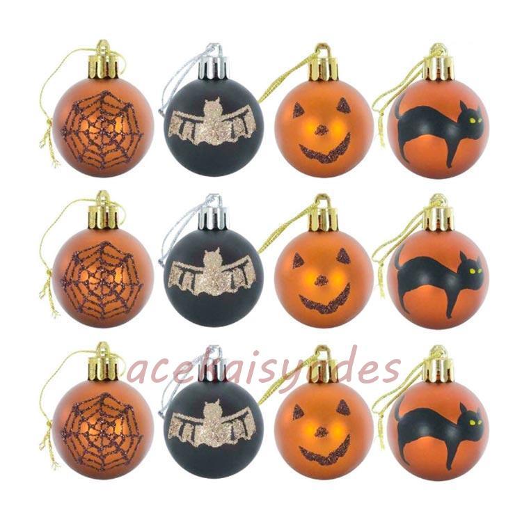ハロウィン 飾り オーナメント ボール デコレーション メッキ