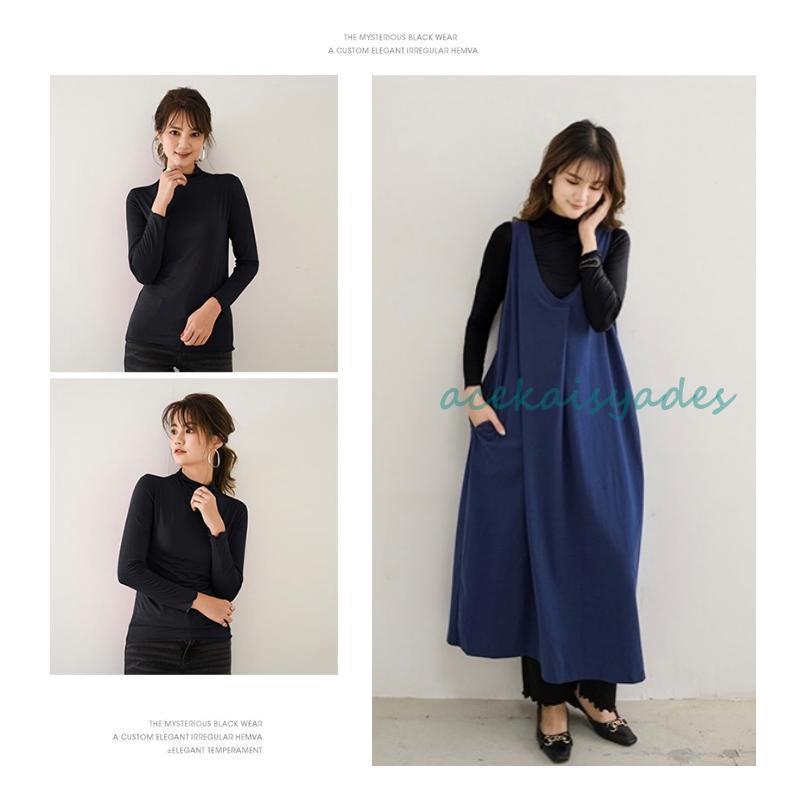 Tシャツ カットソー レディース タートルネック プルオーバー
