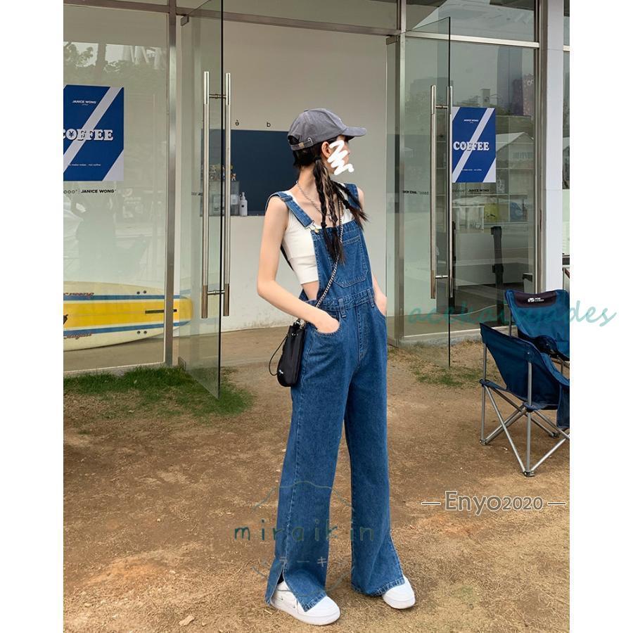 サロペット オールインワン 大好評 レディース パンツ ワイド