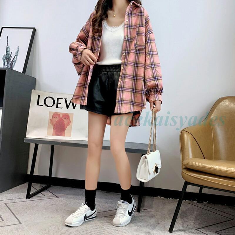 CLANE ⭐︎新品未使用品タグ付き⭐︎チェック柄長袖トップス Sサイズ チェックシャツ チェック柄 シャツ レディース 長袖 襟付き