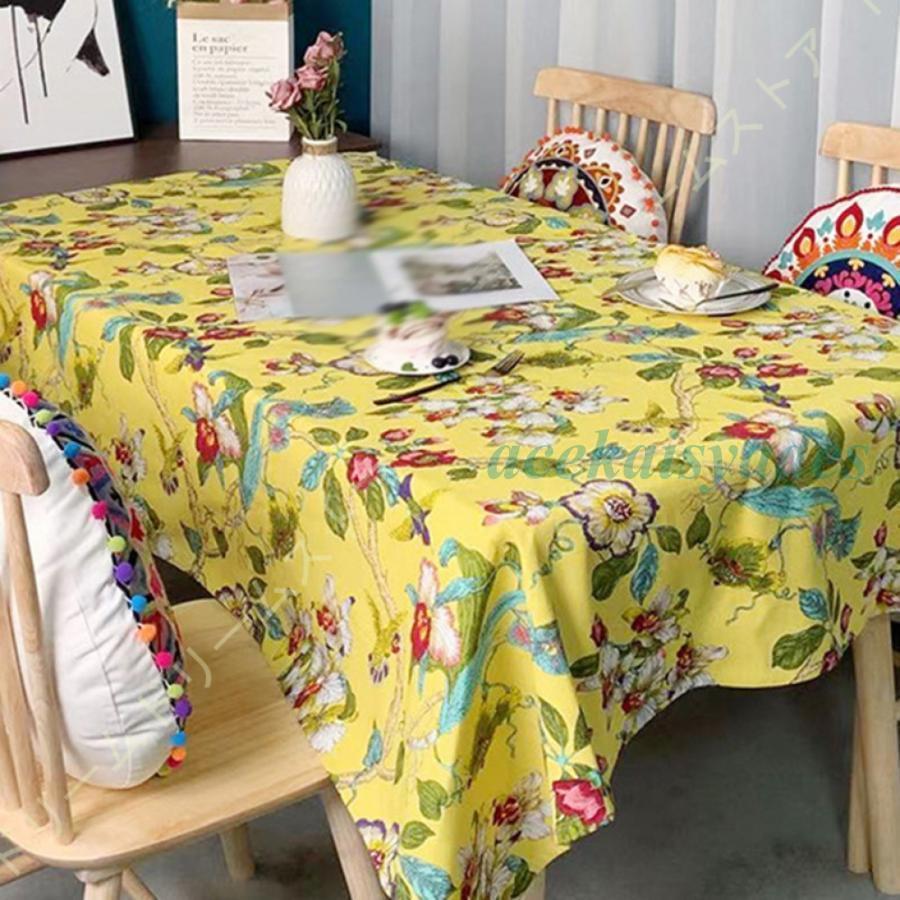 アメリカ式 田園風 テーブルクロス 長方形 レトロ ヴィンテージ