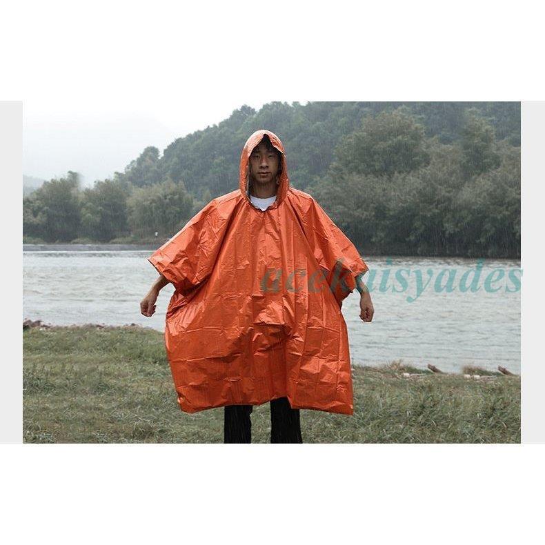 リバーシブル　ムートン　ポンチョ　フード付き レインポンチョ レインコート 大人用 メンズ レディース プル