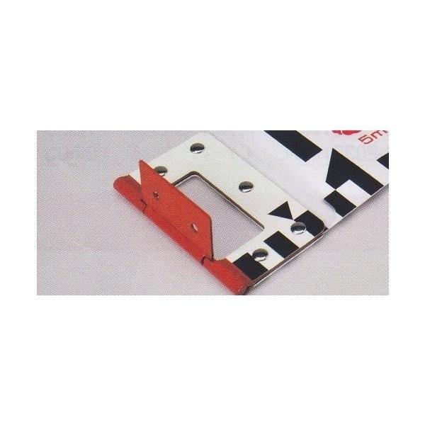 ハイビスカス 紅白ロッド 100mm幅ケース付 20m HK10-20M 測量/土木