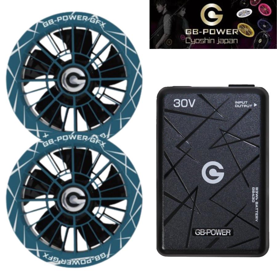 限定カラー) 長信ジャパン GB-POWER 30Vファンセット GFX-cb