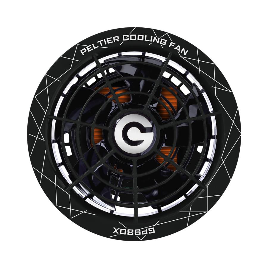 長信 GB-POWER 30Vペルチェファン GP980X-BK ブラック ファン付き
