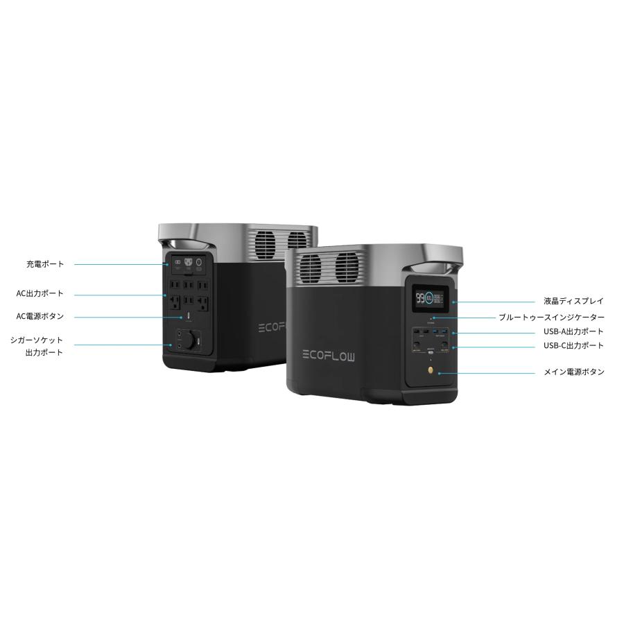 リョービ ECOFLOW ポータブル電源 ZMR330JP DELTA2 エコフロー リョービ ECOFLOW ポータブル電源 ZMR330JP DELTA2 エコフロー