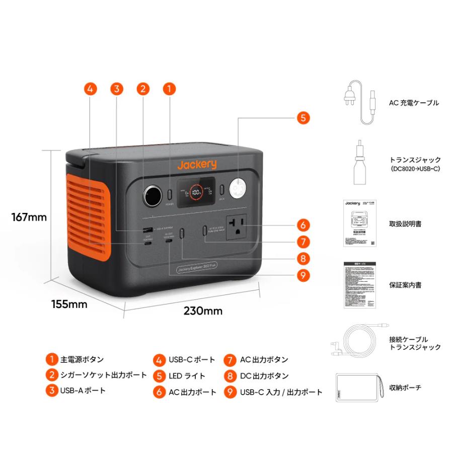 Jackery ポータブル電源+ソーラーパネル 300Plus40W Mini JSG Jackery ポータブル電源+ソーラーパネル 300Plus40W Mini JSG