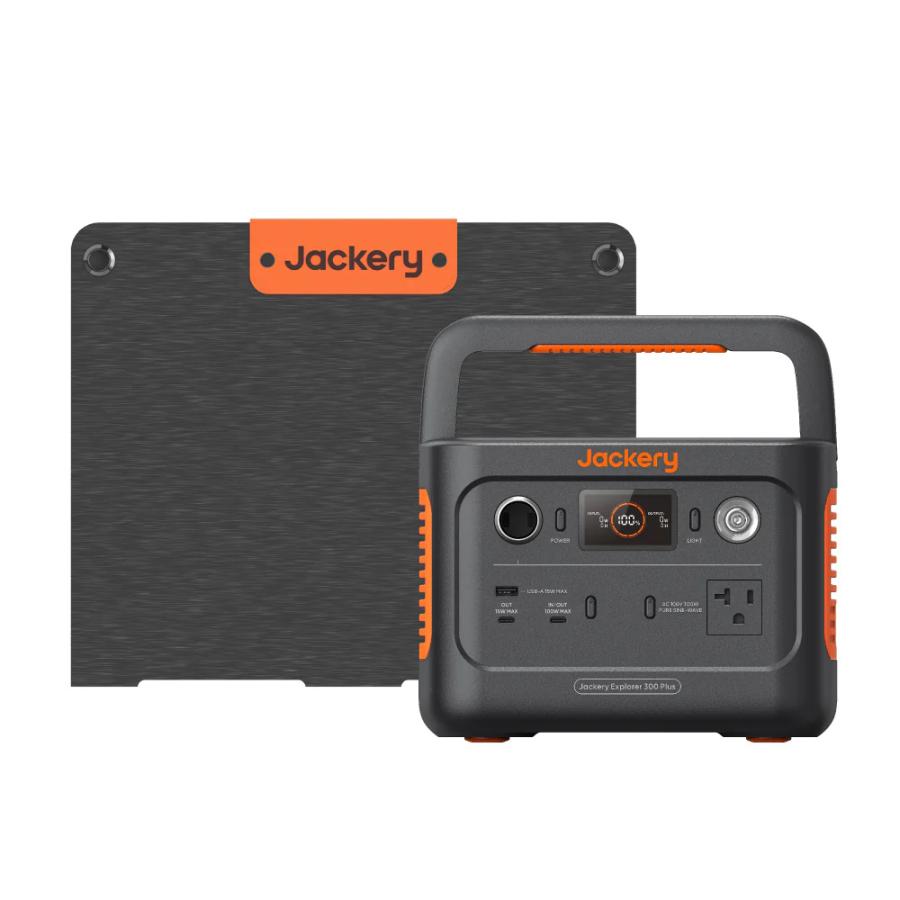 Jackery ポータブル電源+ソーラーパネル 300Plus40W Mini JSG Jackery ポータブル電源+ソーラーパネル 300Plus40W Mini JSG