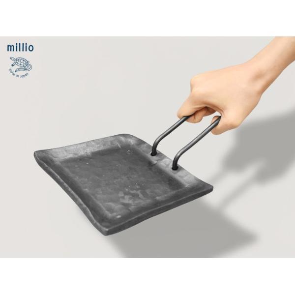 Millio TS259 鍛造ソロ鉄板 正方型 収納袋付き みきかじや村 Millio TS259 鍛造ソロ鉄板 正方型 収納袋付き みきかじや村