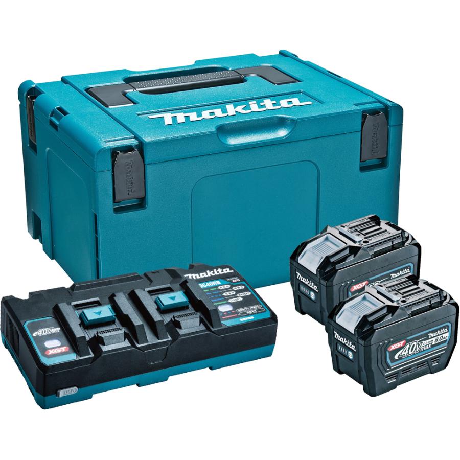 makita パワーソースキットXGT10  DC40RB＋BL4080F×2 マキタ（makita） パワーソースキット XGT10（BL4080Fx2本・2口急速