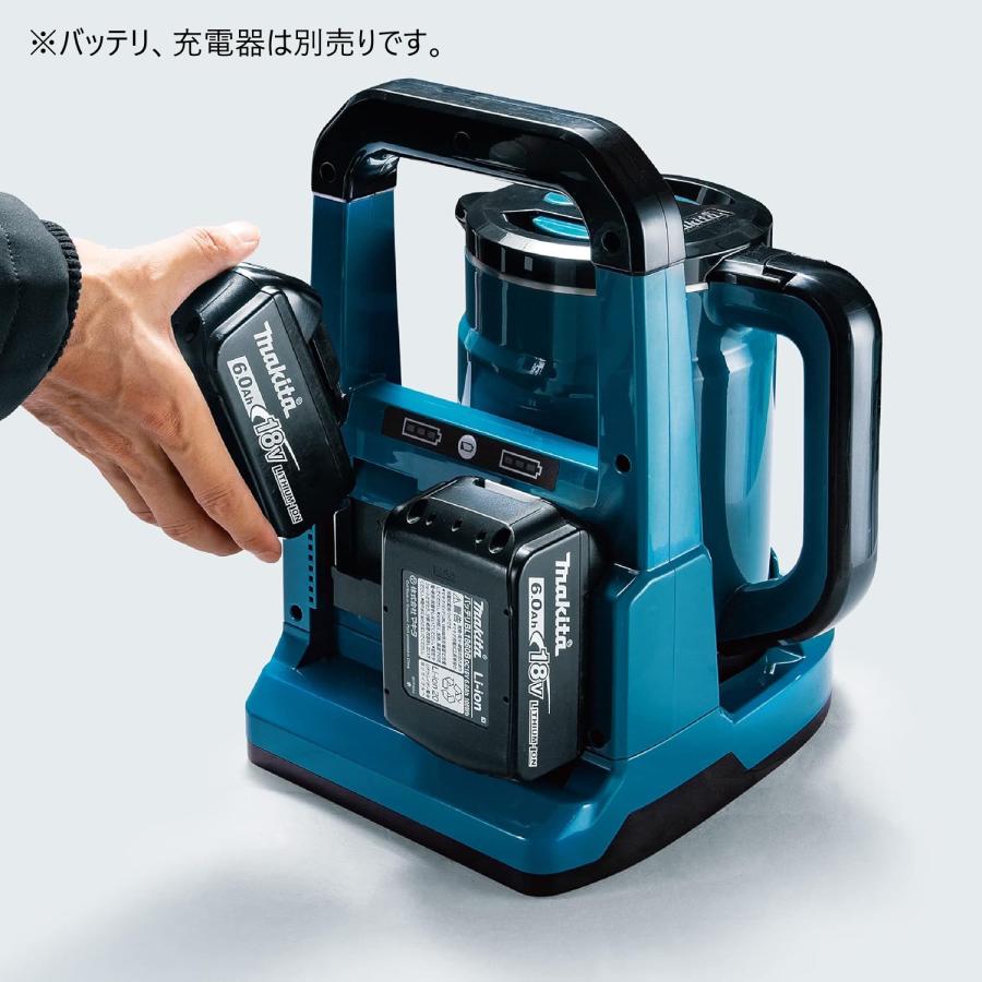 makita マキタ 充電式ケトル KT360DZ青/KT360DZW白 本体のみ makita マキタ 充電式ケトル KT360DZ青/KT360DZW白 本体のみ