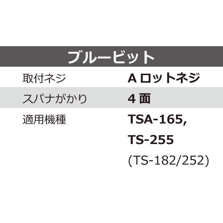 シブヤ ブルービット 120mm Aロッドねじ 有効長300mm 湿式1本物ビット 