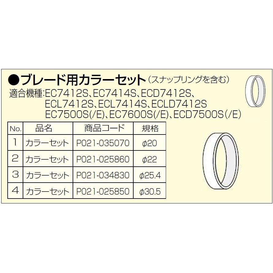 shindaiwa 新ダイワ ブレード用カラーセット [径20φ/22φ/25.4φ shindaiwa 新ダイワ ブレード用カラーセット [径20φ/22φ/25.4φ