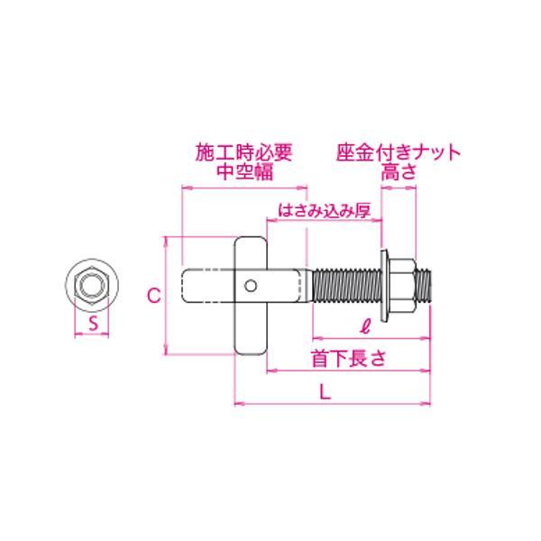 SANKO TECHNO サンコーテクノ IT-1090 ねじの呼びM10 全長90mm IT