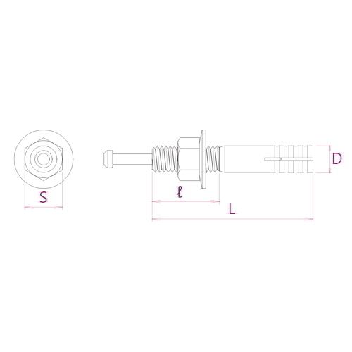 サンコーテクノ SC-1290 ねじの呼びM12 全長90mm ミリねじ サンコーテクノ SC-1290 ねじの呼びM12 全長90mm ミリねじ